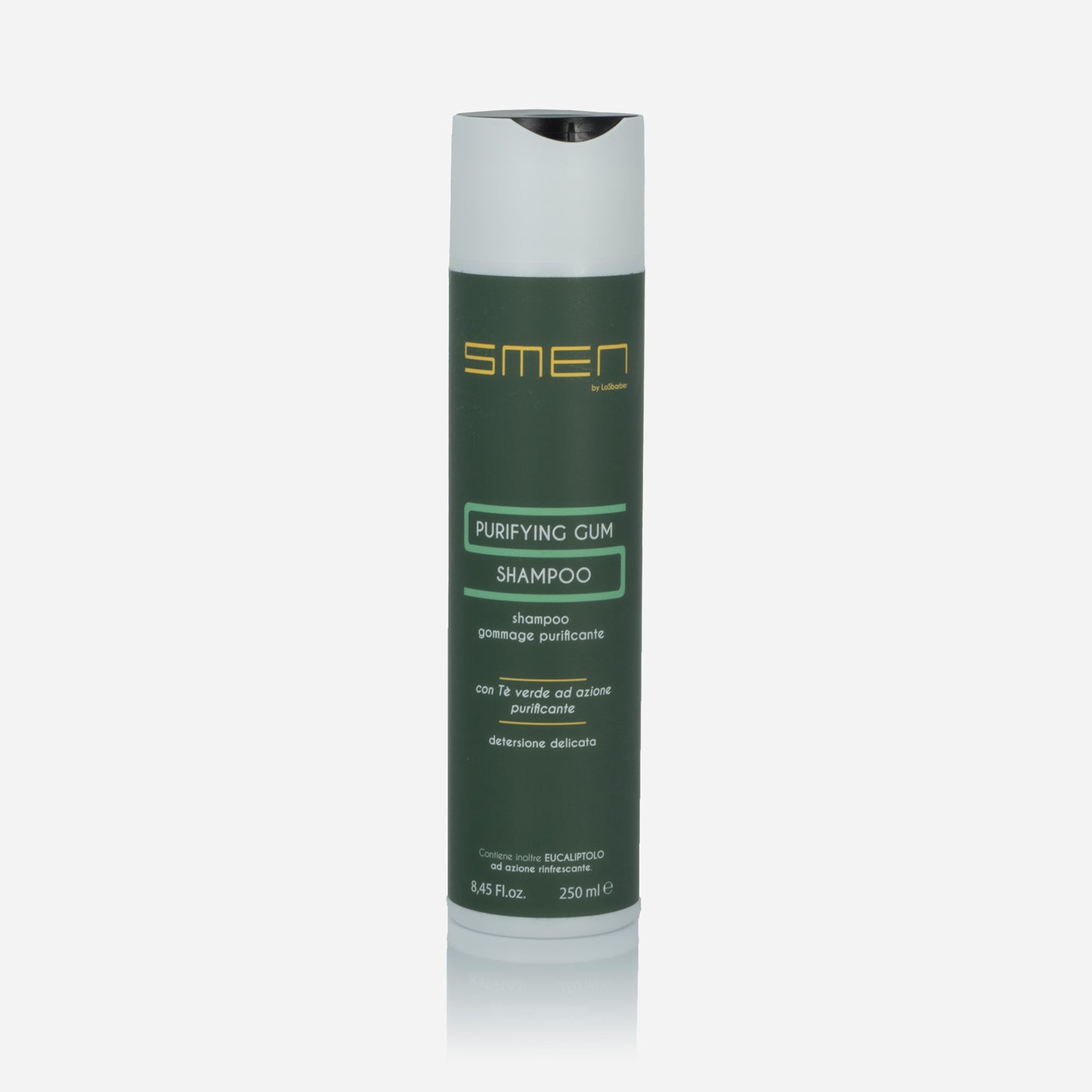 Shampoo purificante sebo normalizzante e anti forfora SMEN all'eucalipto con Tè verde