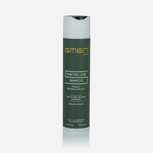 Shampoo purificante sebo normalizzante e anti forfora SMEN all'eucalipto con Tè verde